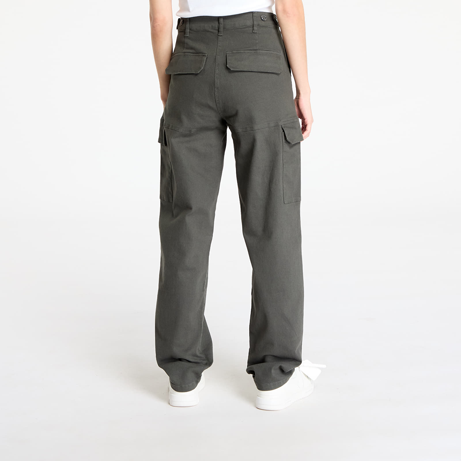 Pantaloni și blugi Daily Paper Ezea Women Cargo Pants Chimera Green