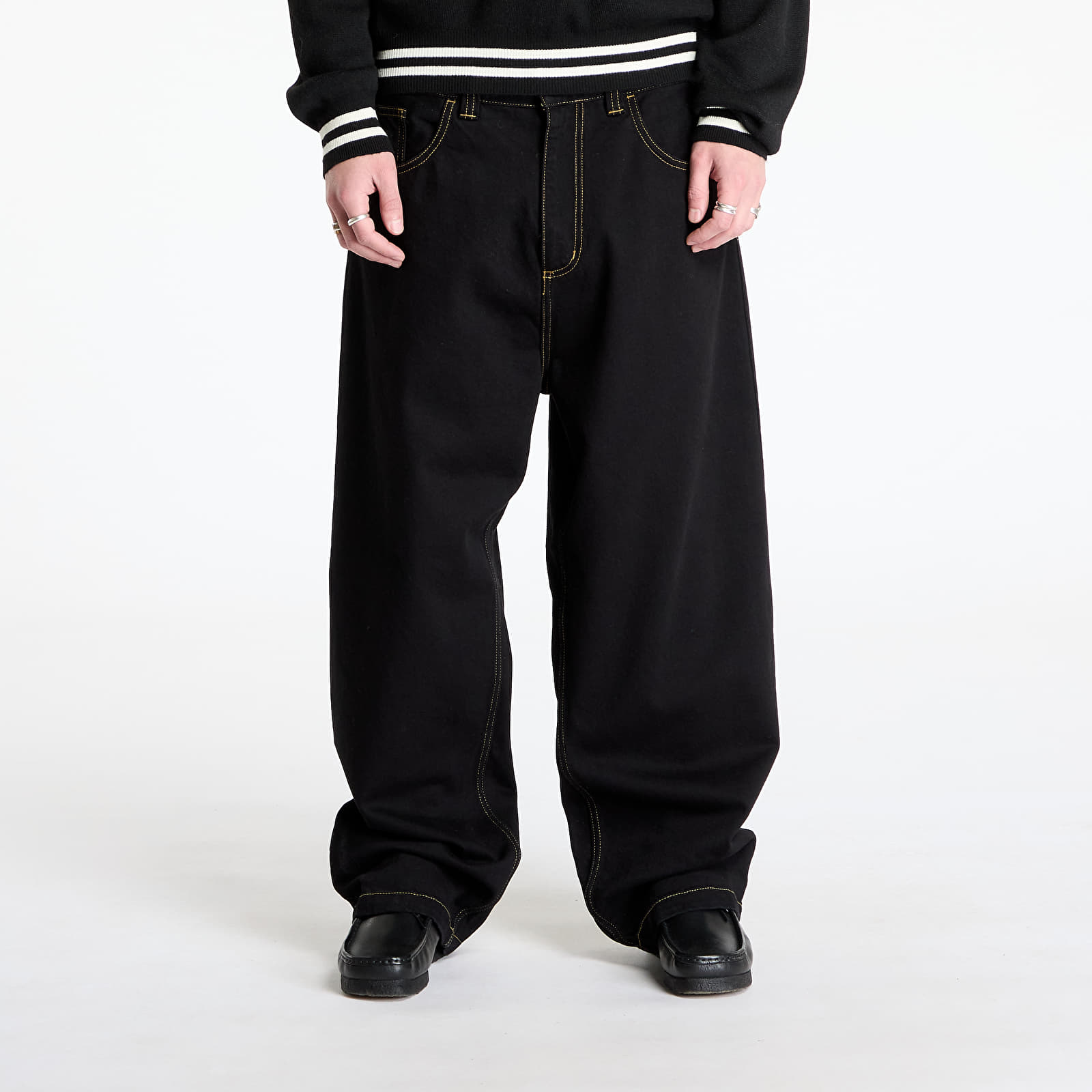 Jeansy Carhartt WIP Brandon Pant Black Rinsed