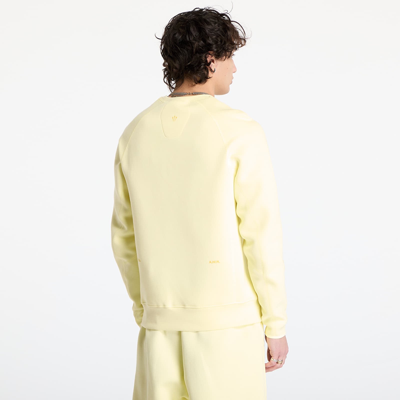 Férfi kapucnis pulcsik Nike x NOCTA Tech Fleece Men's Crew Citron Tint/ Vivid Sulfur