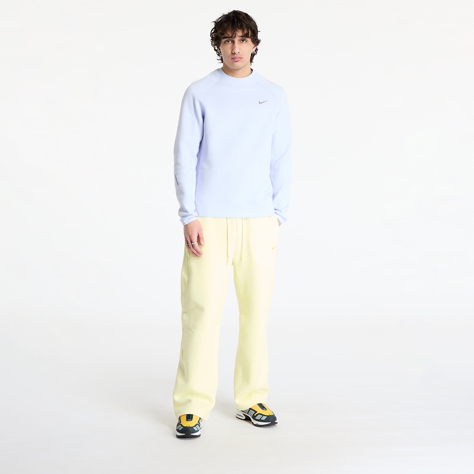 Férfi kapucnis pulcsik Nike x NOCTA Tech Fleece Men's Crew Palest Purple/ Daybreak