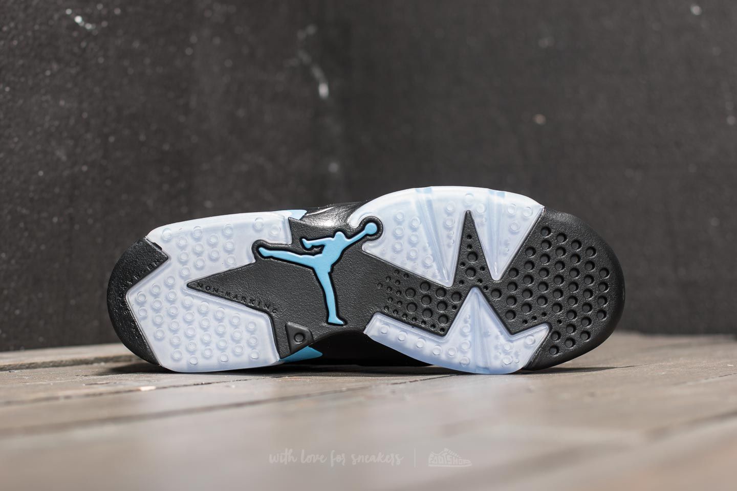 Buty dziecięce Air Jordan 6 Retro BG Black/ University Blue