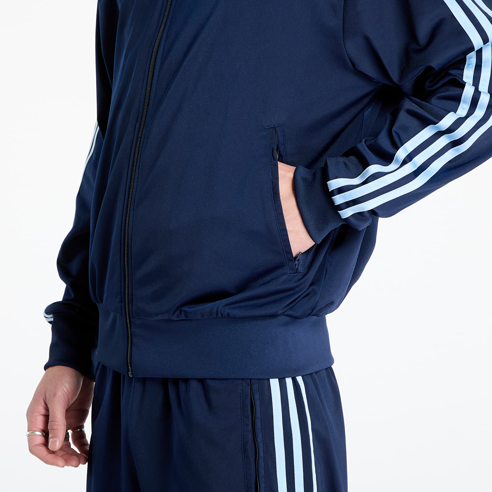 Hoodies and sweatshirts  adidas Firebird Adicolor Track Top Night Indigo/ Clear Sky
