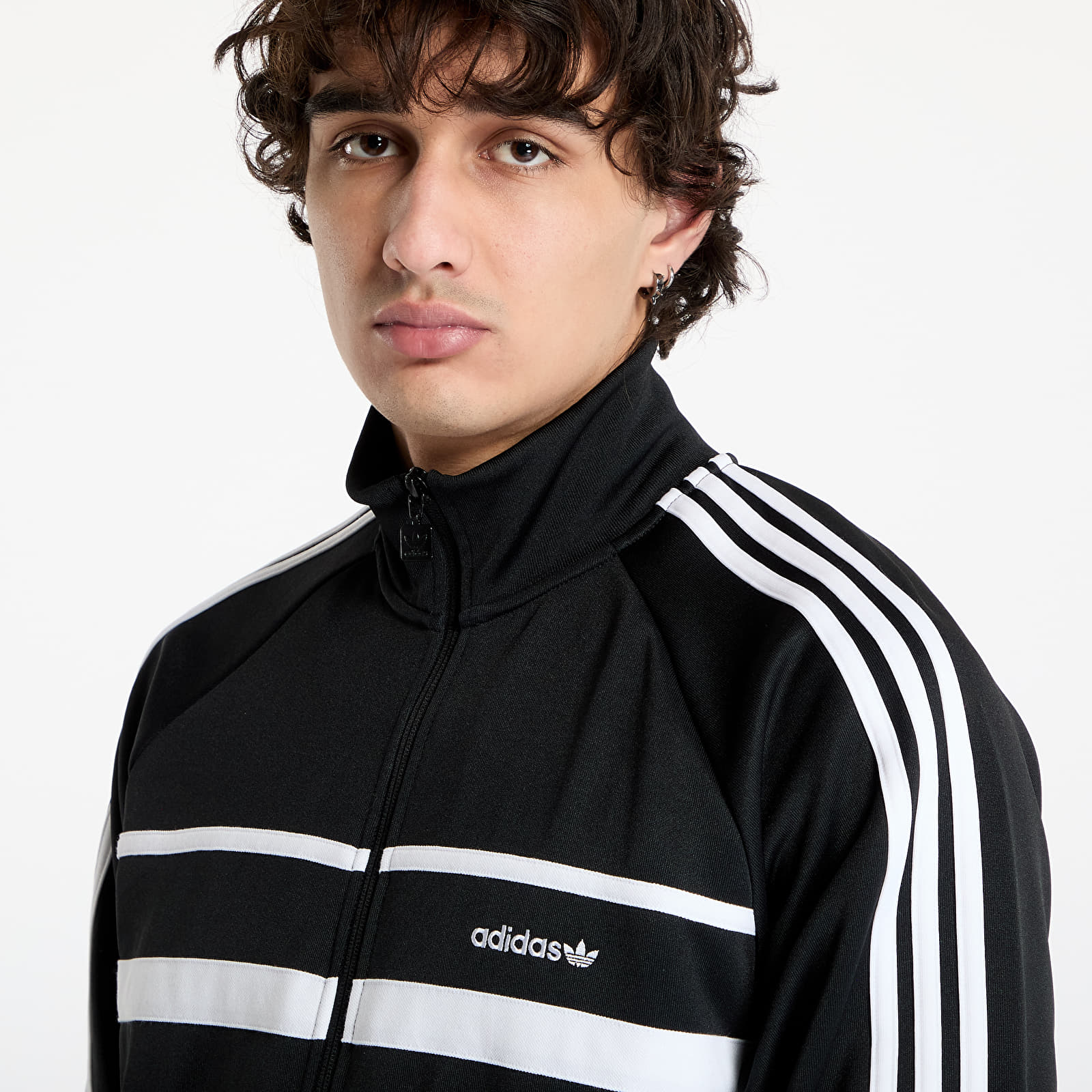 Hoodies and sweatshirts  adidas The First Track Top Black/ White