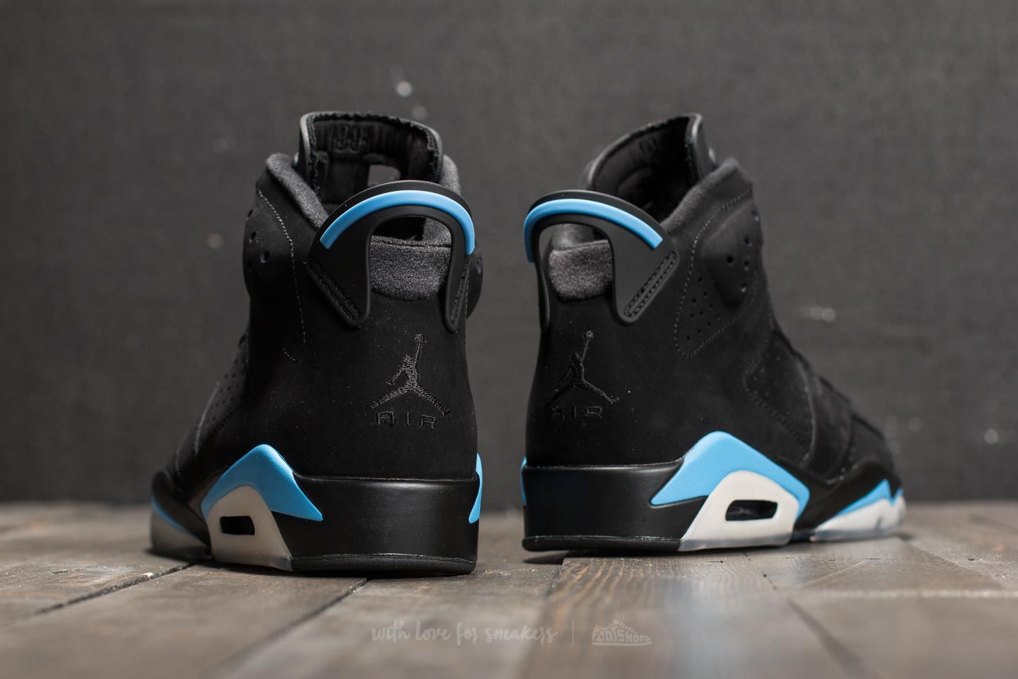 Men s shoes Air Jordan 6 Retro Black University Blue Footshop