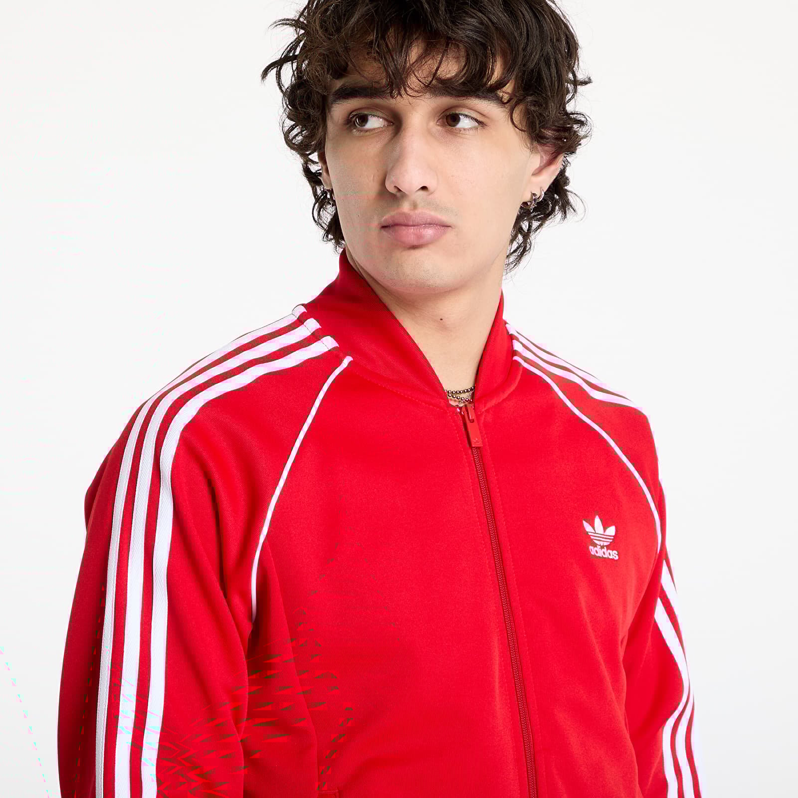 Hoodies and sweatshirts  adidas SST Adicolor Classics Tracktop UNISEX Better Scarlet/ White