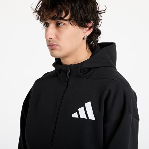 大きい割引 Hoodies Black Hooded Zip Full Z.N.E. adidas sweatshirts and iPhoneアクセサリー