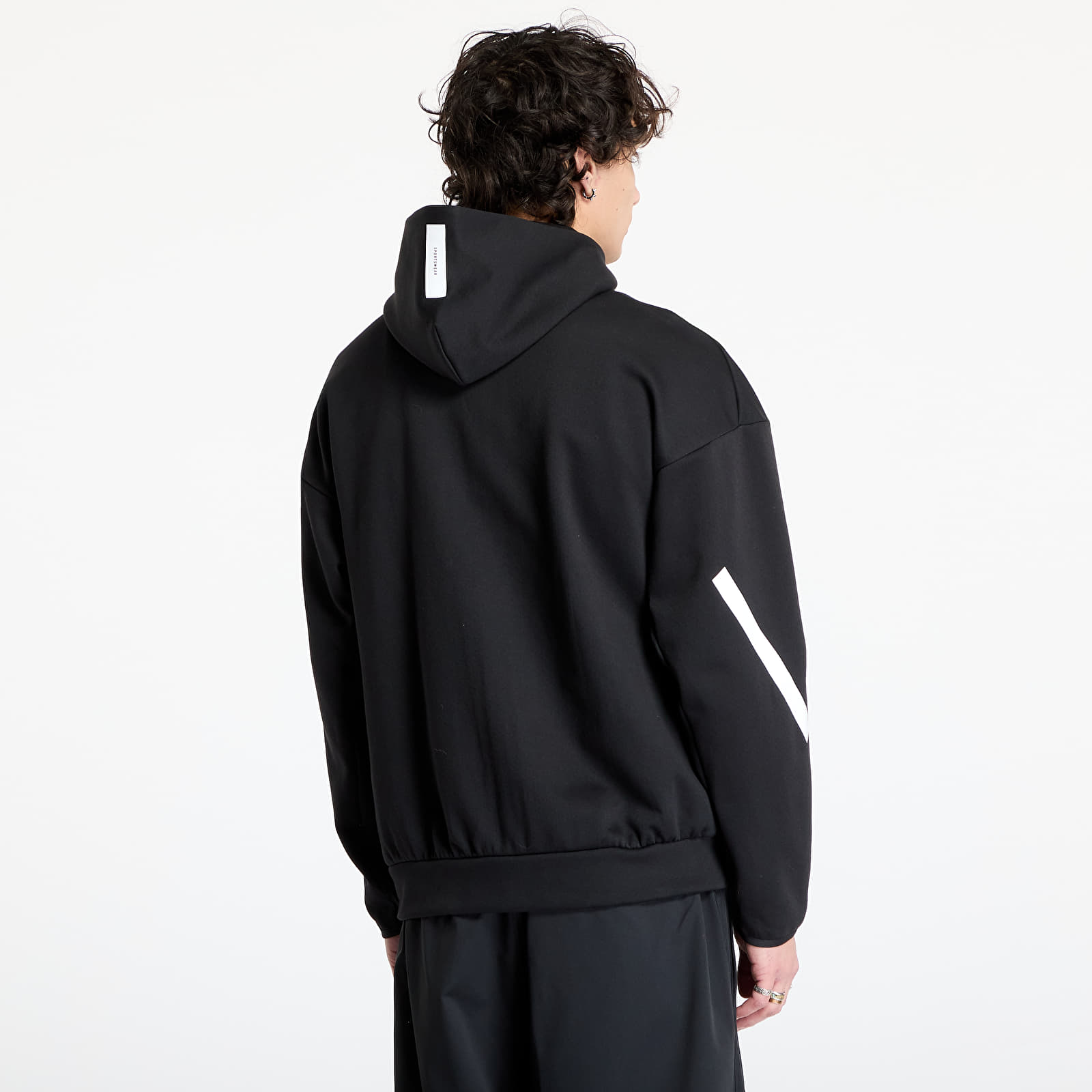 Bluzy adidas Z.N.E. Full Zip Hooded Black/ White