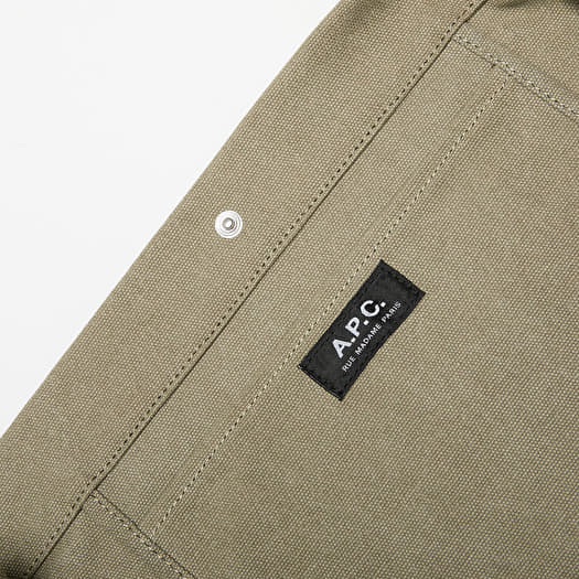 【A.P.C.】Vesace Journal Crossback - Khaki Crossbody bags A.P.C. Journal Satchel Khaki | Footshop