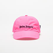 Palm Angels Kids Logo Baseball Cap Fuchsia Fluo/ Black