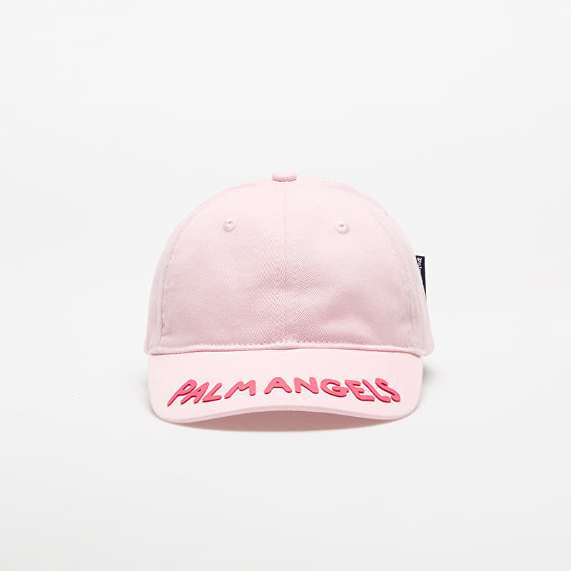 Palm Angels Kids Seasonal Logo Baseball Cap Rose Pink