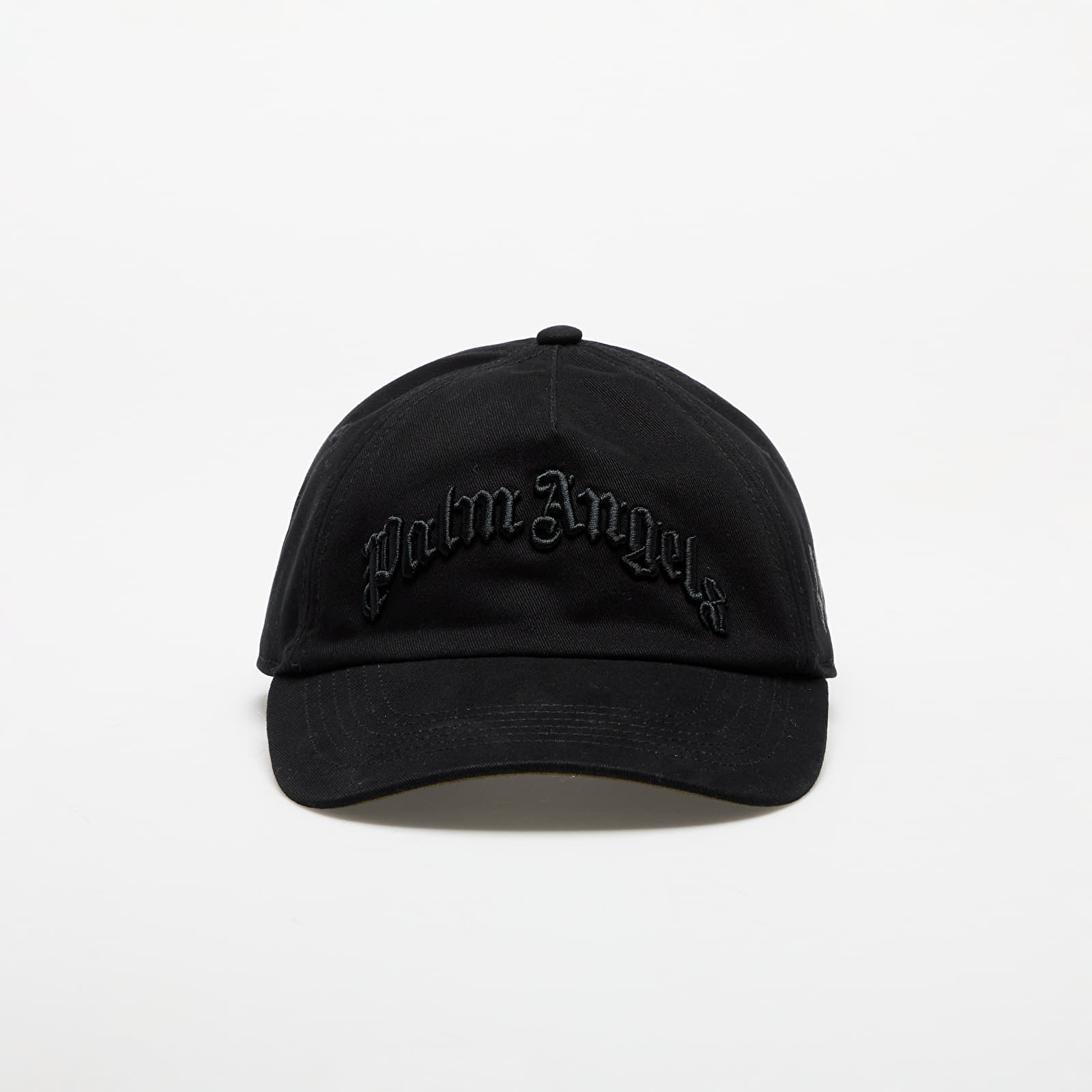 Sapkák Palm Angels Curved Logo Cap Black/ Black