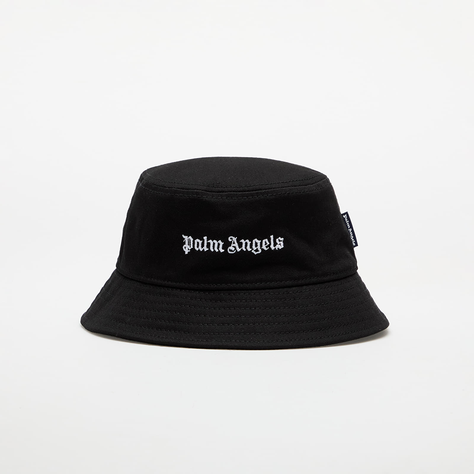 Klobúky Palm Angels Kids Logo Bucket Hat Black/ Off White