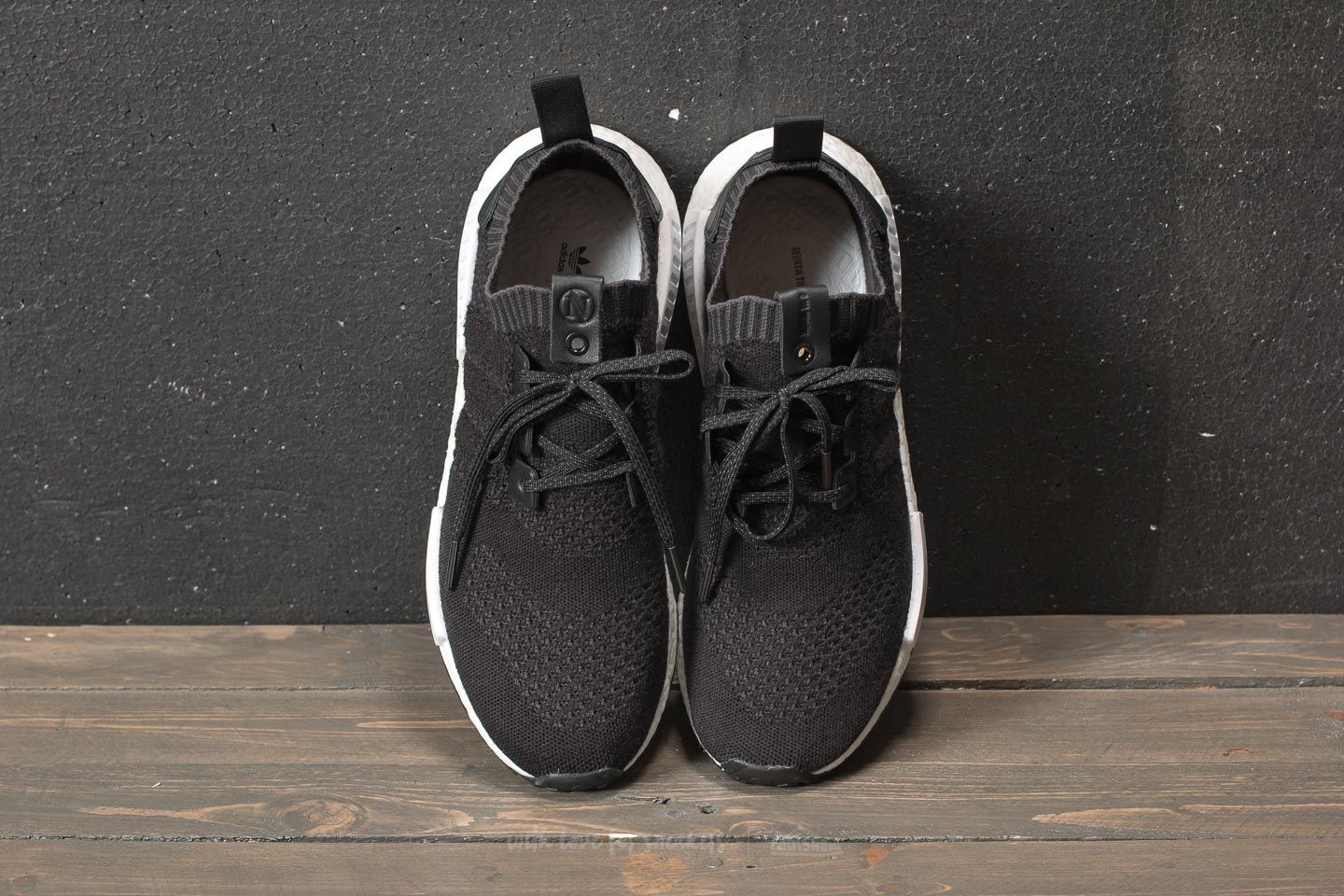 Men s shoes adidas Consortium x A Ma Maniere x Invincible NMD R1 Black Black Ftw White Footshop