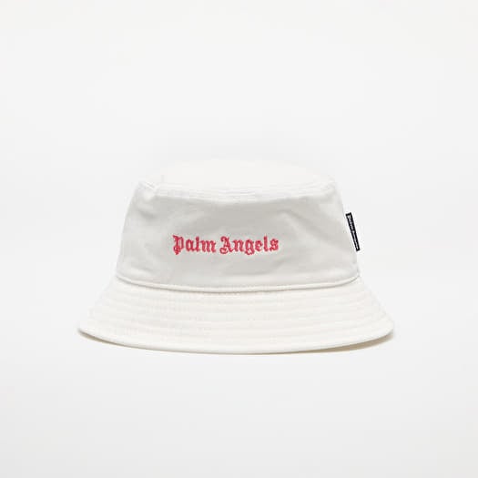 Palm Angels Kids Logo Bucket Hat Butter Cherry