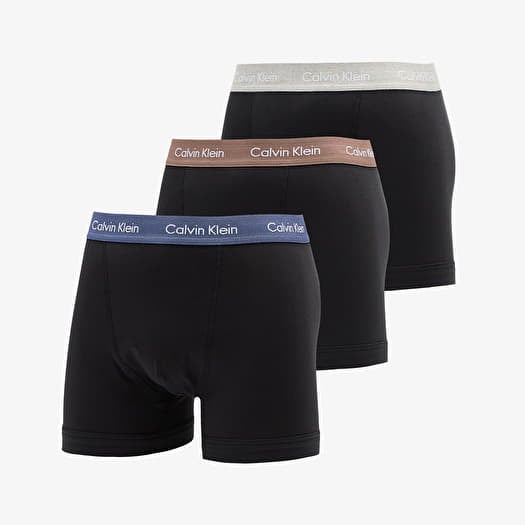 Calvin Klein Cotton Stretch Trunk 3-Pack Black