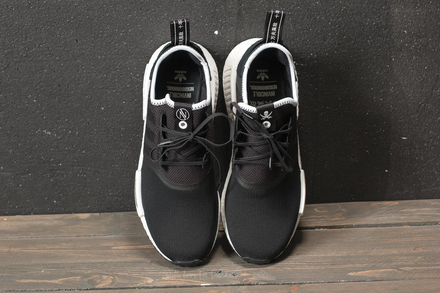 Men s shoes adidas Consortium x Neighborhood x Invincible NMD R1 Core Black Core Black Black Footshop