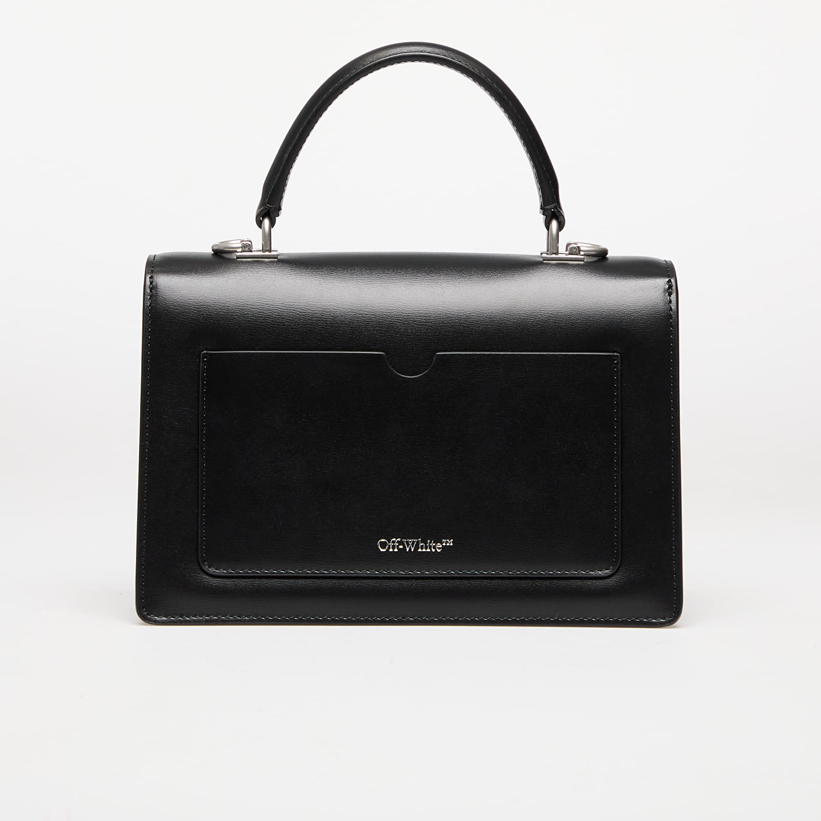 Taschen  Off-White Jitney 1.4 Top Handle Chain Black/ Silver