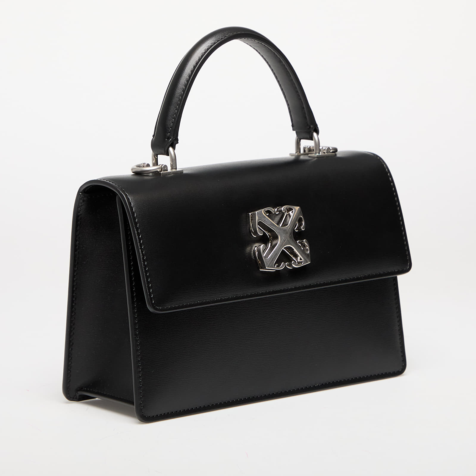 Taschen  Off-White Jitney 1.4 Top Handle Chain Black/ Silver