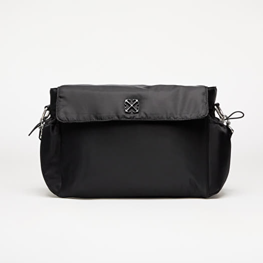 Torba OFF-WHITE KIDS Arrow Soft Jitney Diaper Bag Black