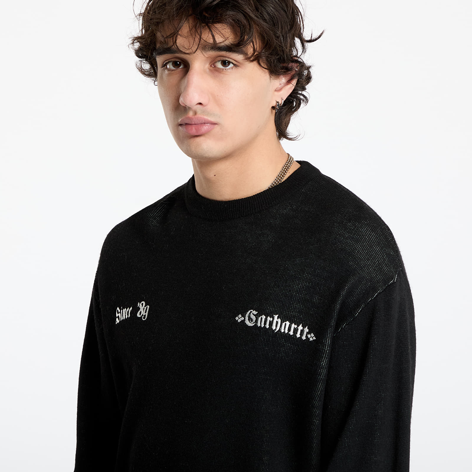 Pullover Carhartt WIP Greatest Hits Sweater UNISEX Black/ Wax