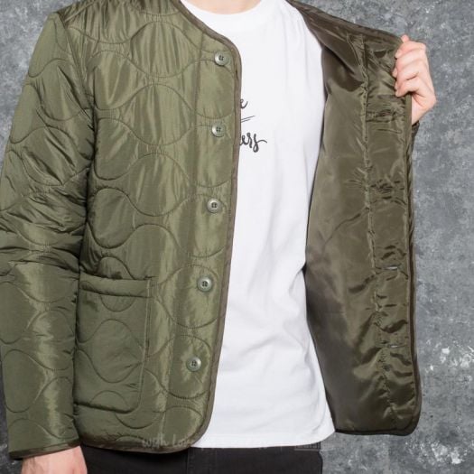 Stussy quilted military jacket best sale