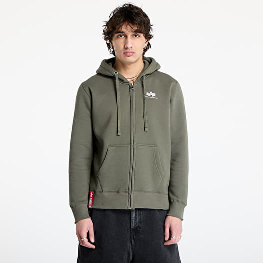 Alpha Industries Basic Zip Hoody SL Dark Olive