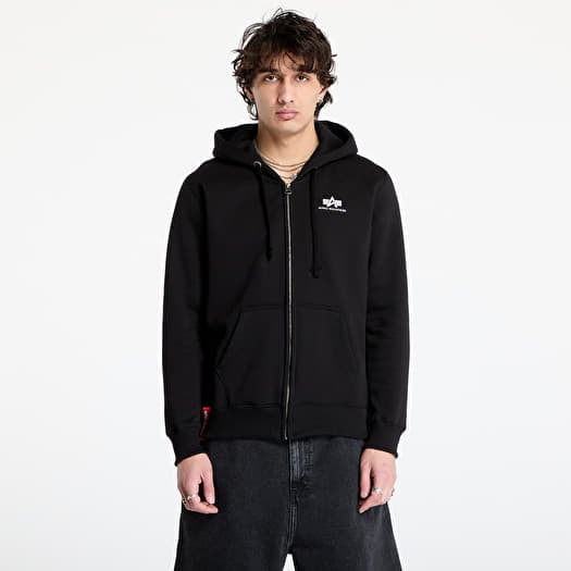 Alpha Industries Basic Zip Hoody SL Black