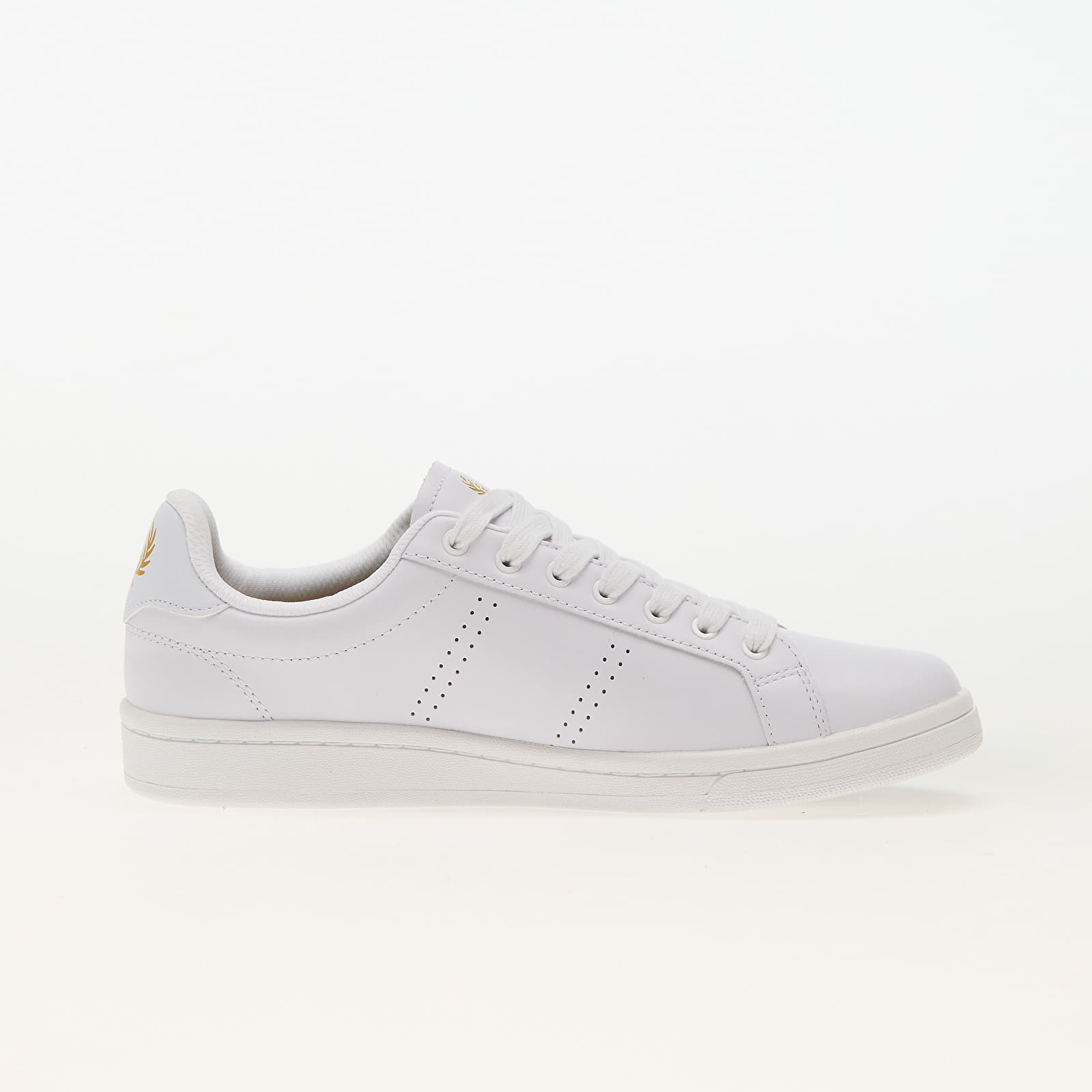 Scarpe uomo FRED PERRY B721 Leather White/ Gold