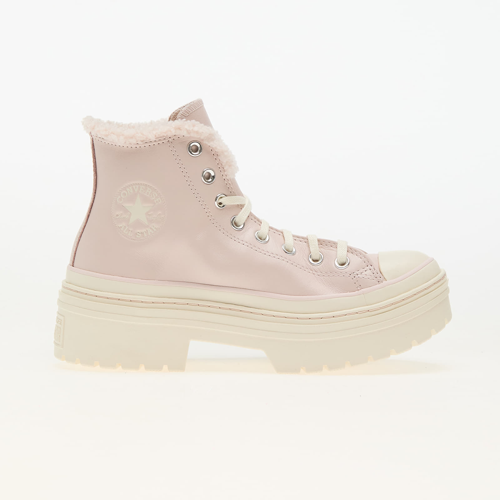 Women's shoes Converse Chuck Taylor All Star Lugged Heel Sherpa Blush Hush/ Egret/ Egret