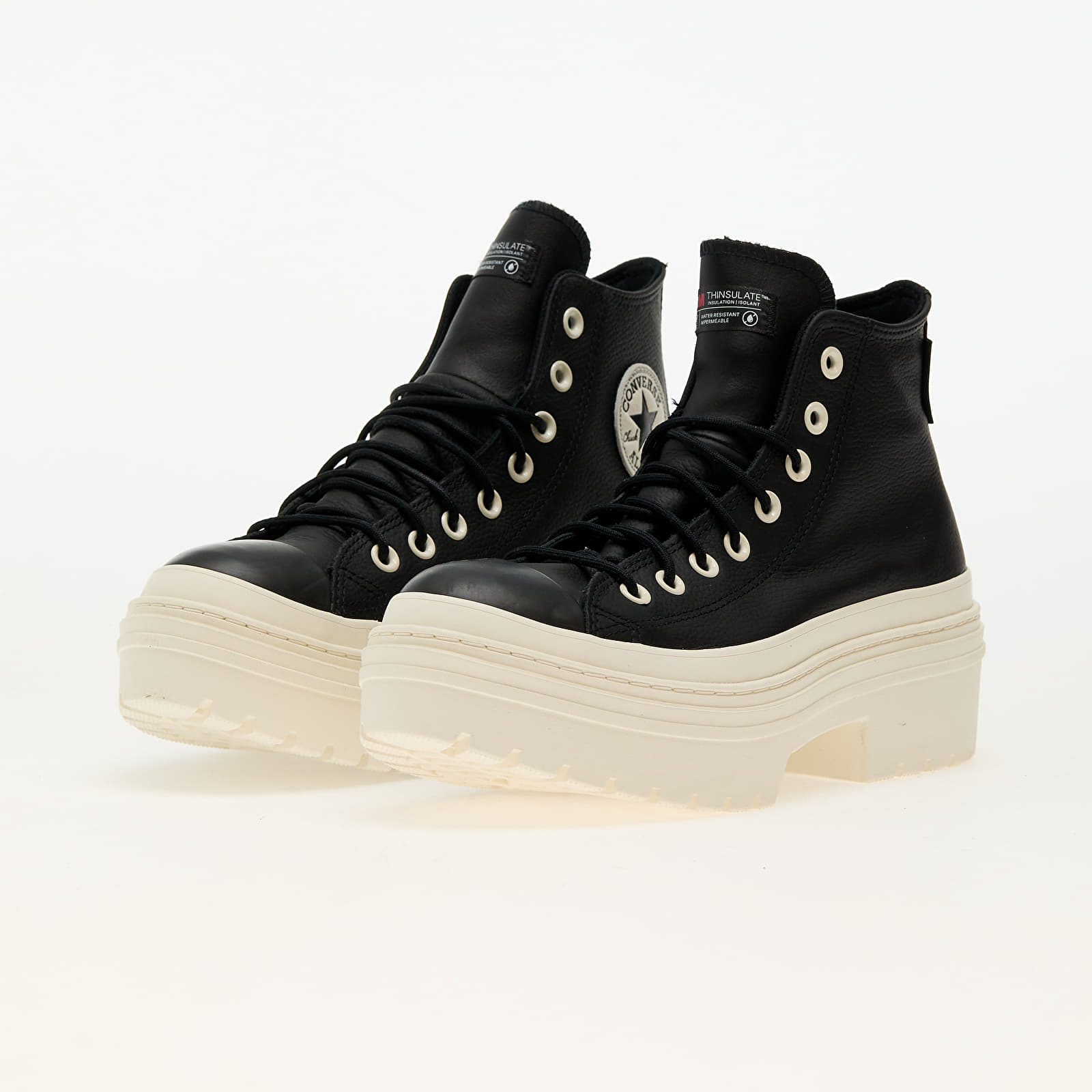 Women's shoes Converse Chuck Taylor All Star Lugged Heel Platform Waterproof Black/ Black/ Egret