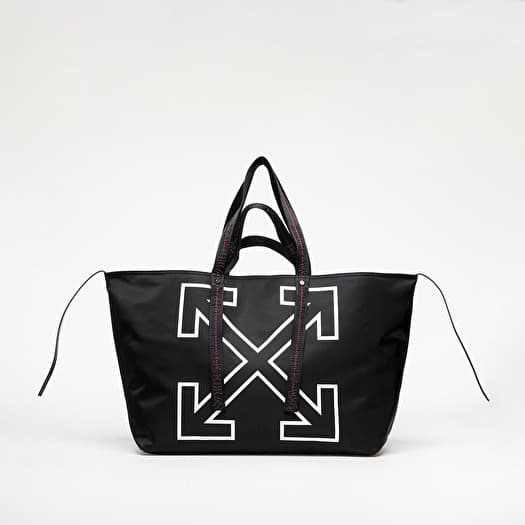 Laukku Off-White Heritage Day Off Tote L Black/ White