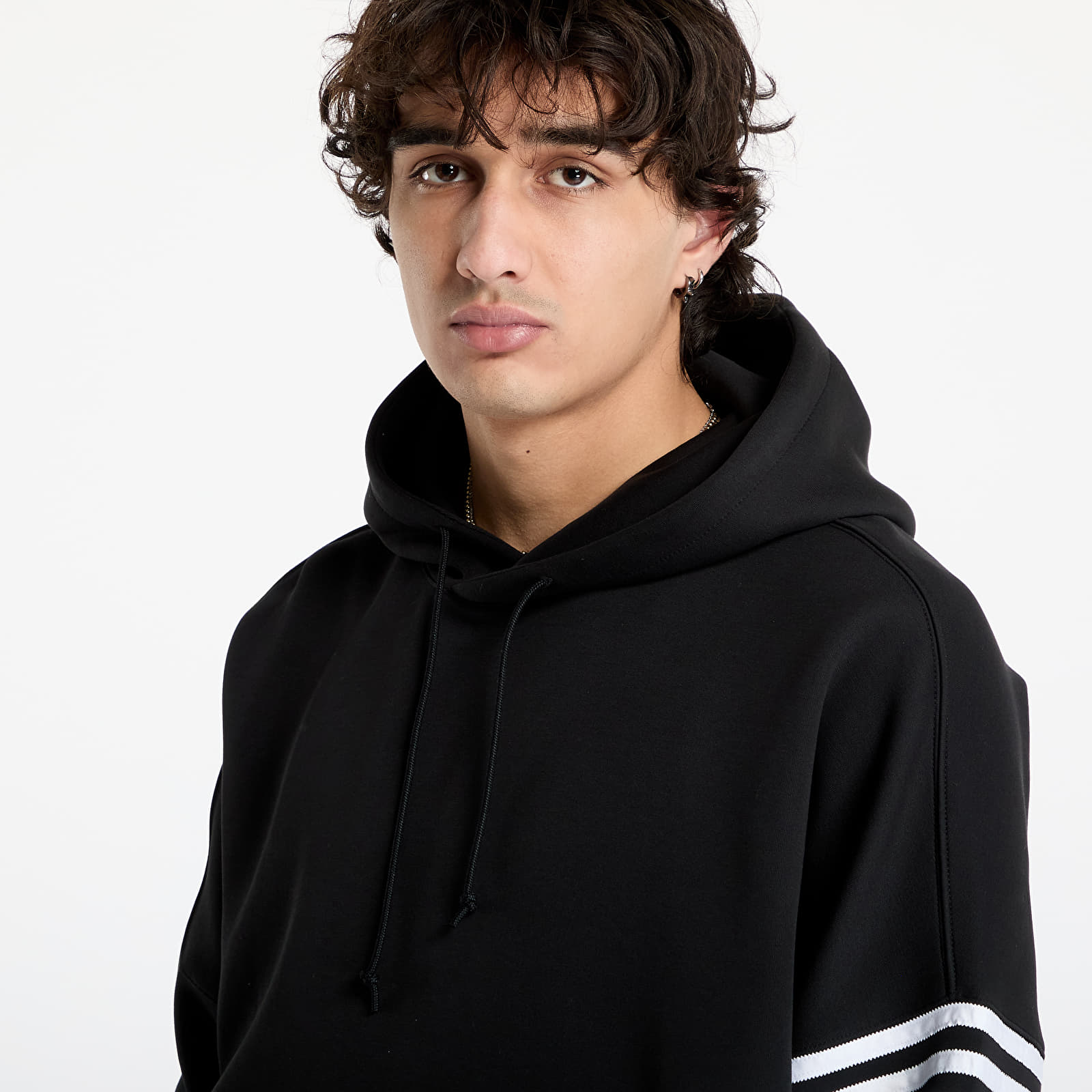 Pánské mikiny adidas Neuclassics Hoodie Black
