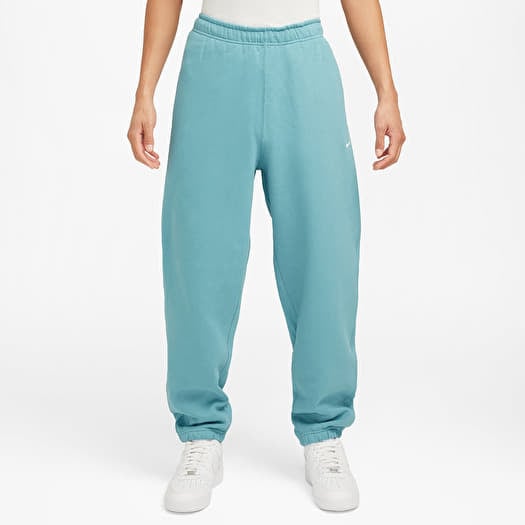 Nike Solo Swoosh Men's Fleece Pants Denim Turq/ White