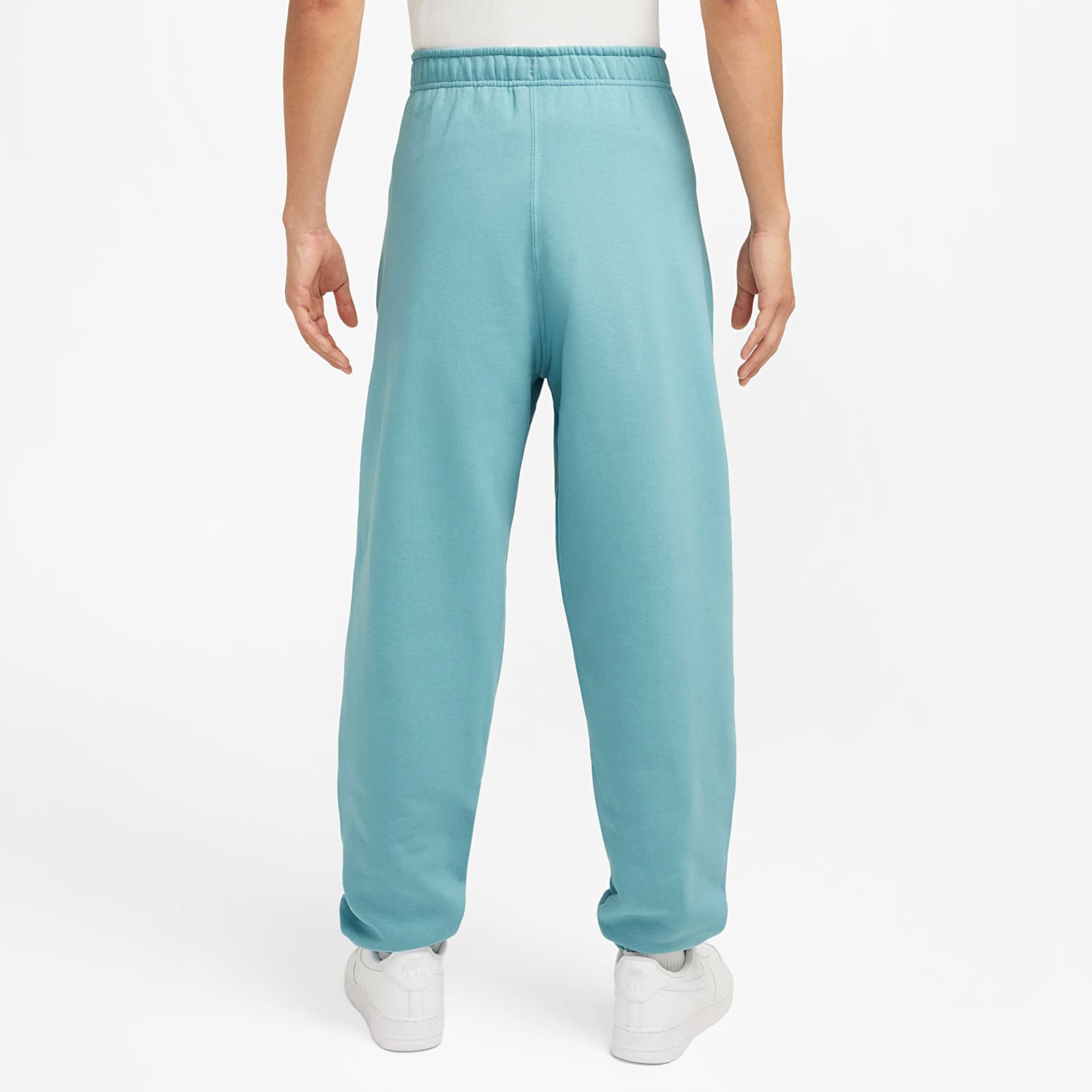 Hlače Nike Solo Swoosh Men's Fleece Pants Denim Turq/ White