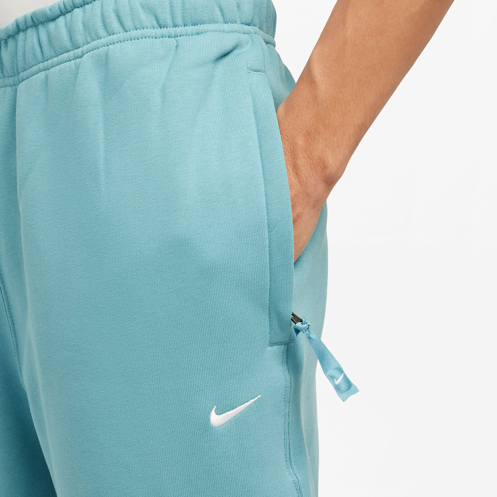 Hlače Nike Solo Swoosh Men's Fleece Pants Denim Turq/ White