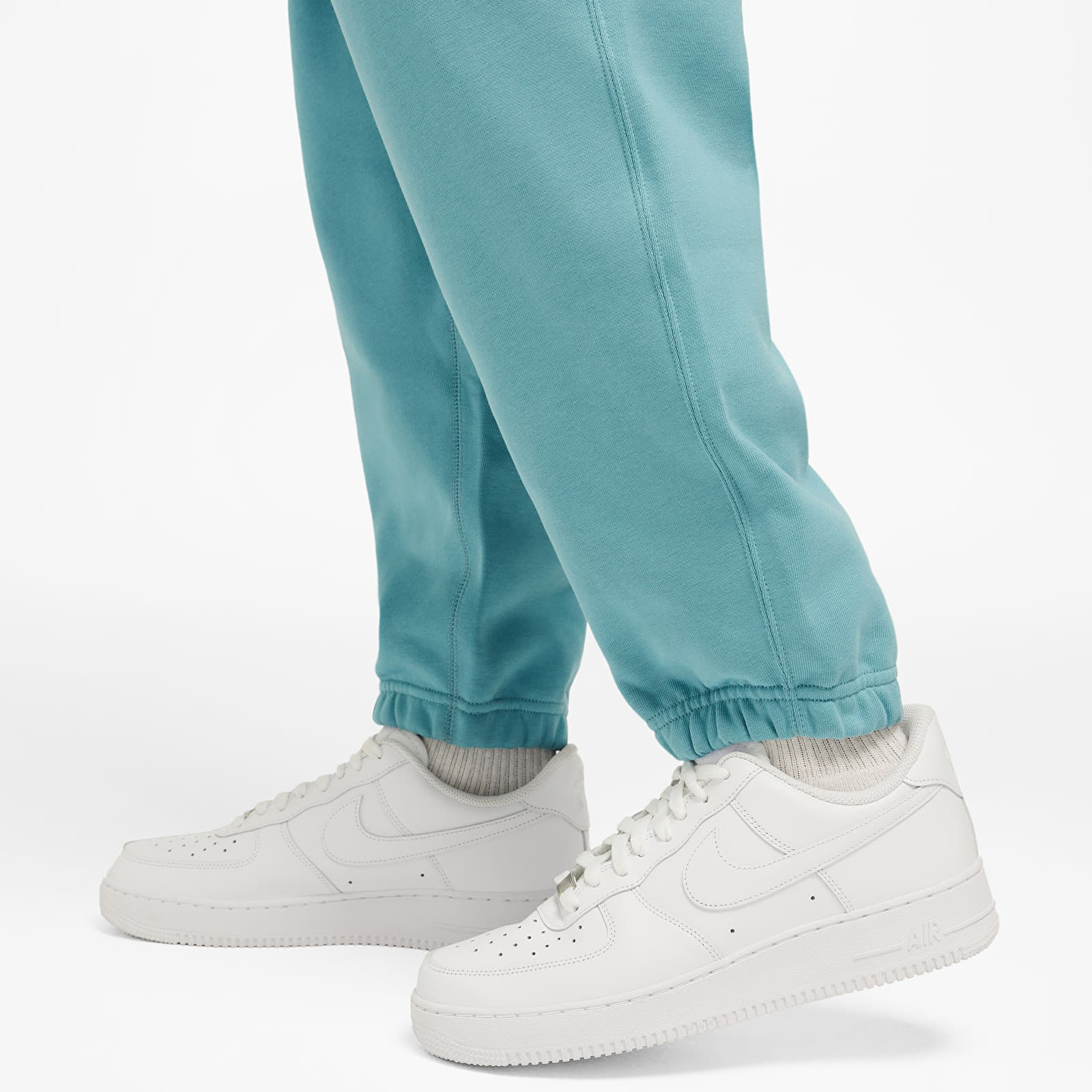 Hlače Nike Solo Swoosh Men's Fleece Pants Denim Turq/ White