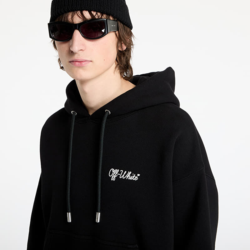 Off-White Script Skate Hoodie Black/ White | Footshop