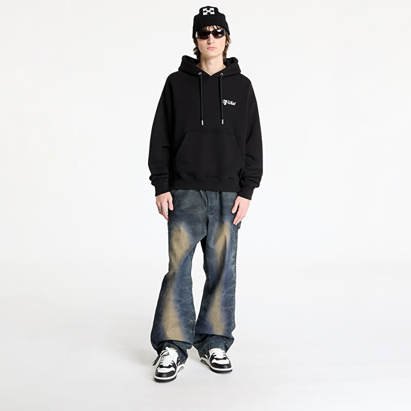 Off-White Script Skate Hoodie Black/ White | Footshop