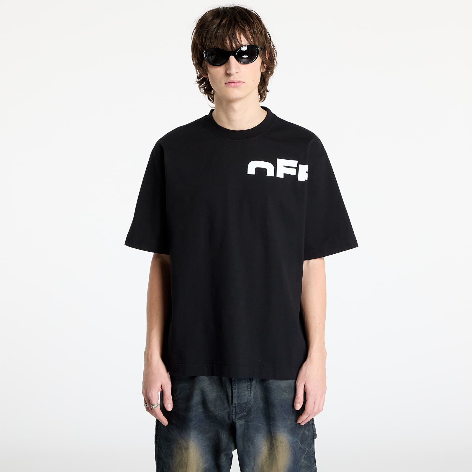 Pólók Off-White Off Shared Skate S/S Tee Black/ White