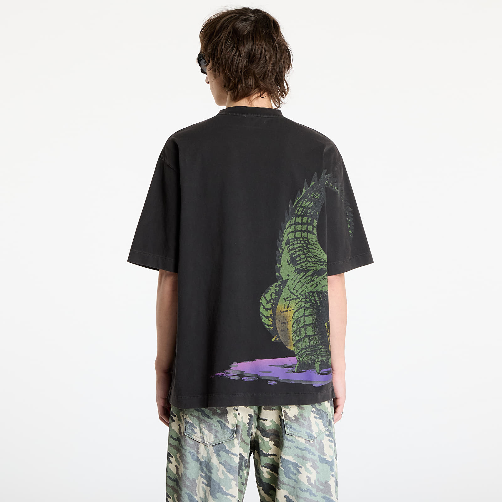 T-Shirts Off-White Big Croco Skate S/S Tee Vintage Black