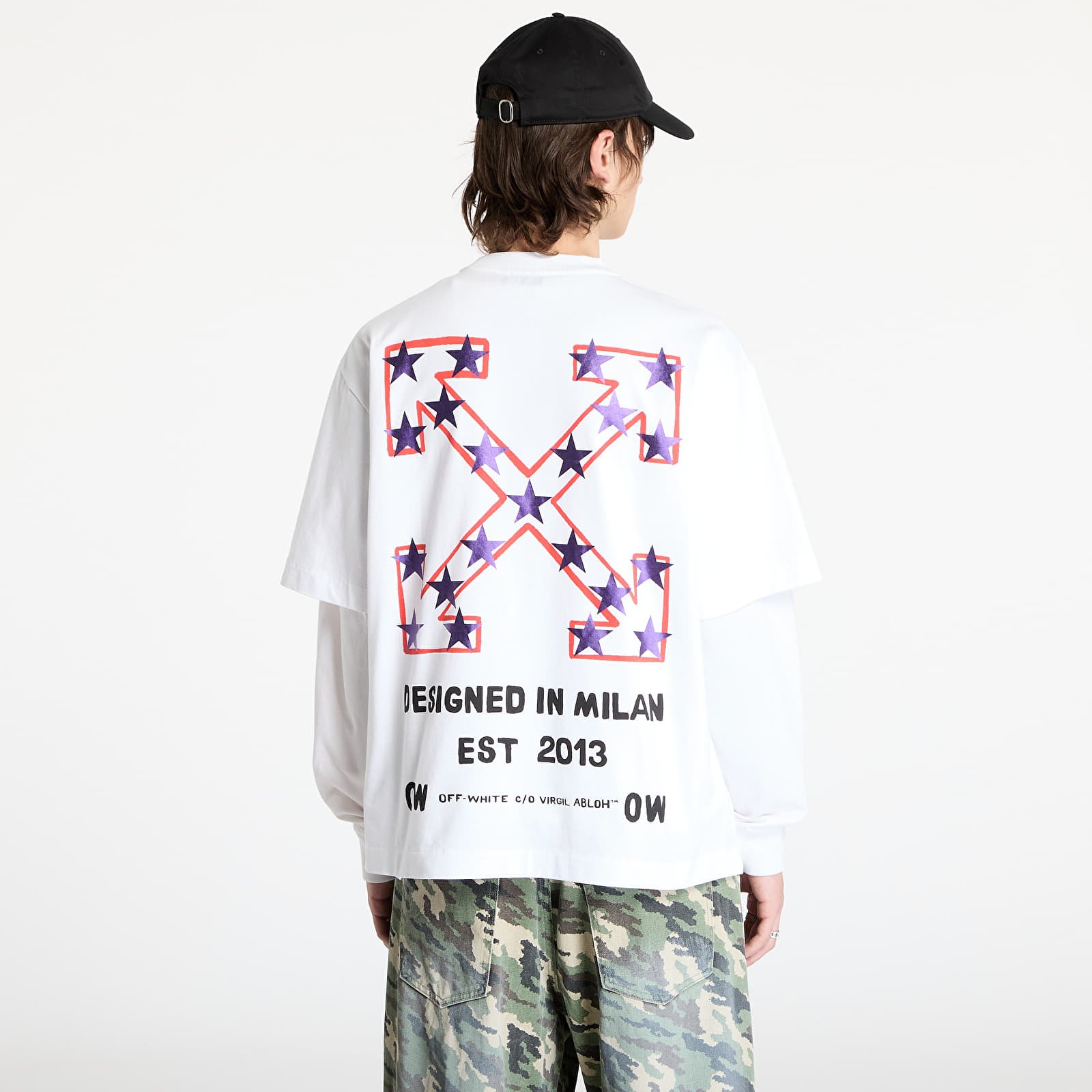 Koszulki Off-White Star Arrow Skate S/S Tee White/ Black