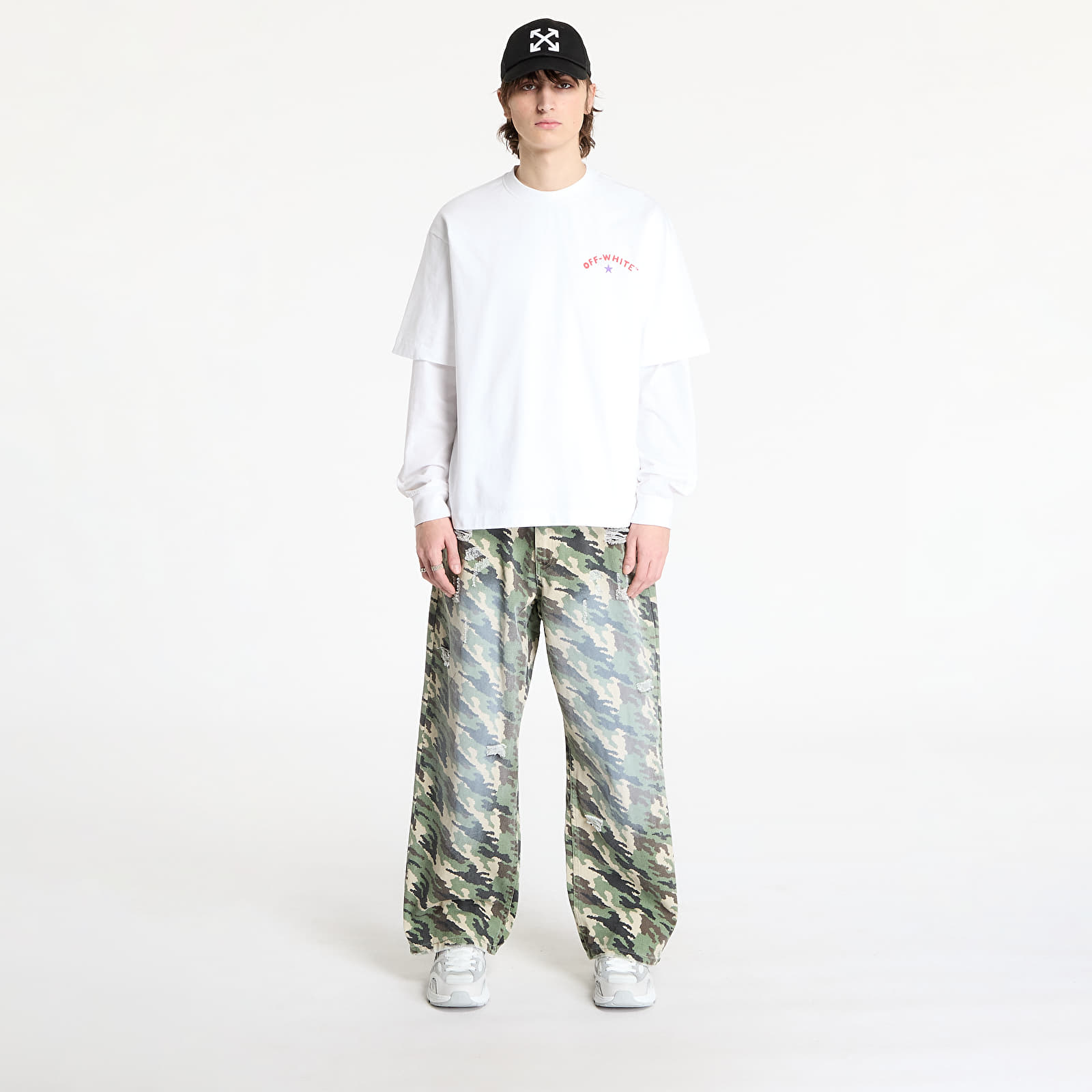 Koszulki Off-White Star Arrow Skate S/S Tee White/ Black