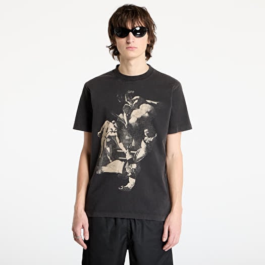 T-shirt Off-White Martyrdom Slim S/S Tee Vintage Black