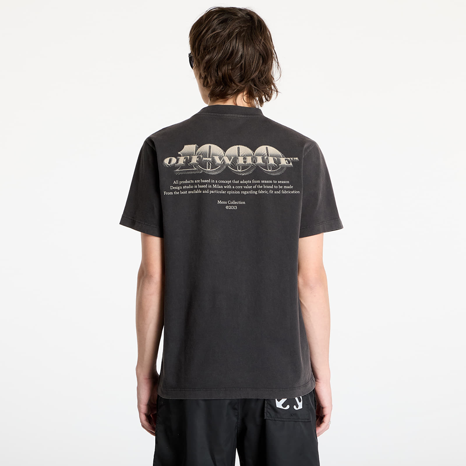T-Shirts Off-White Martyrdom Slim S/S Tee Vintage Black