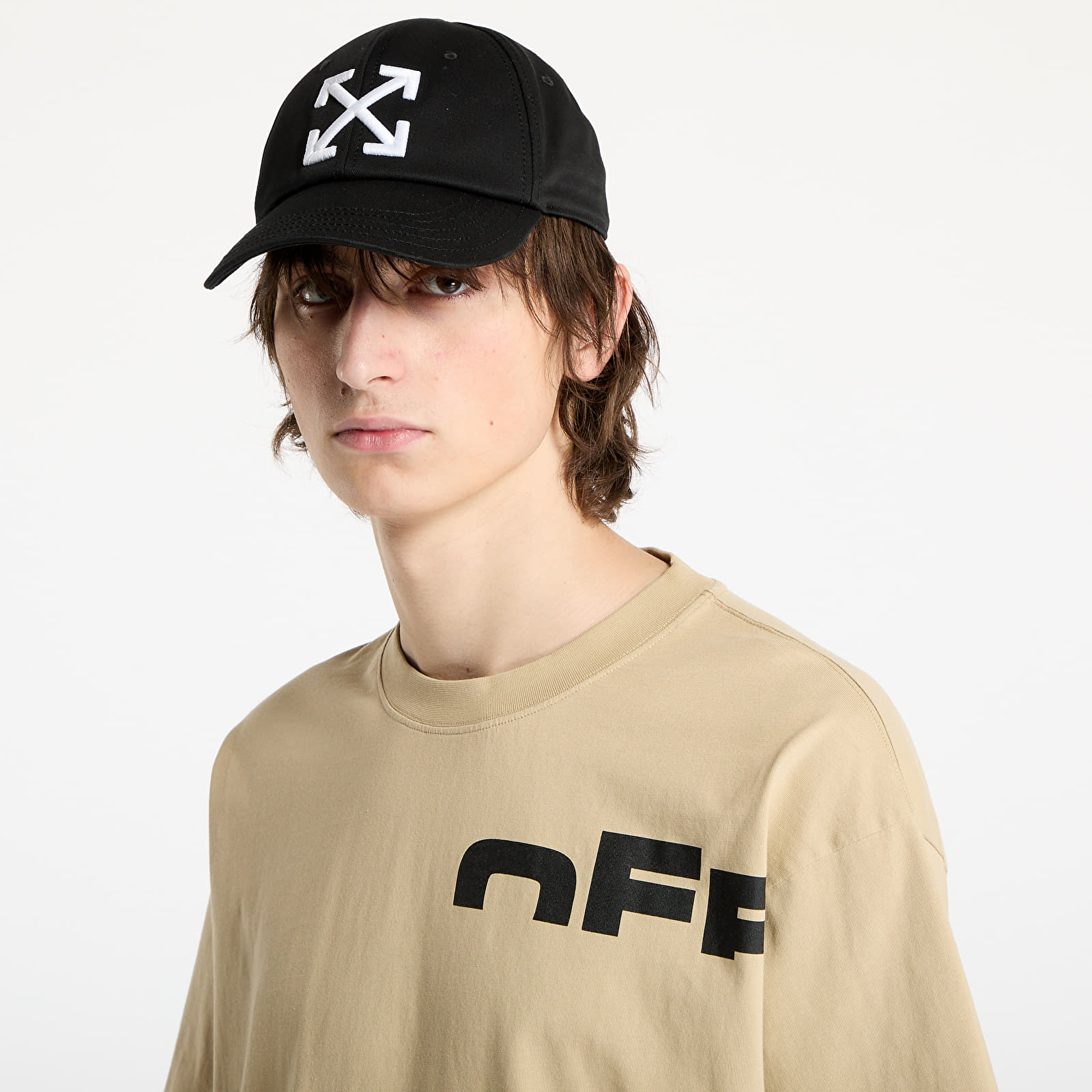 Pólók Off-White Off Shared Skate S/S Tee Creme Brulée
