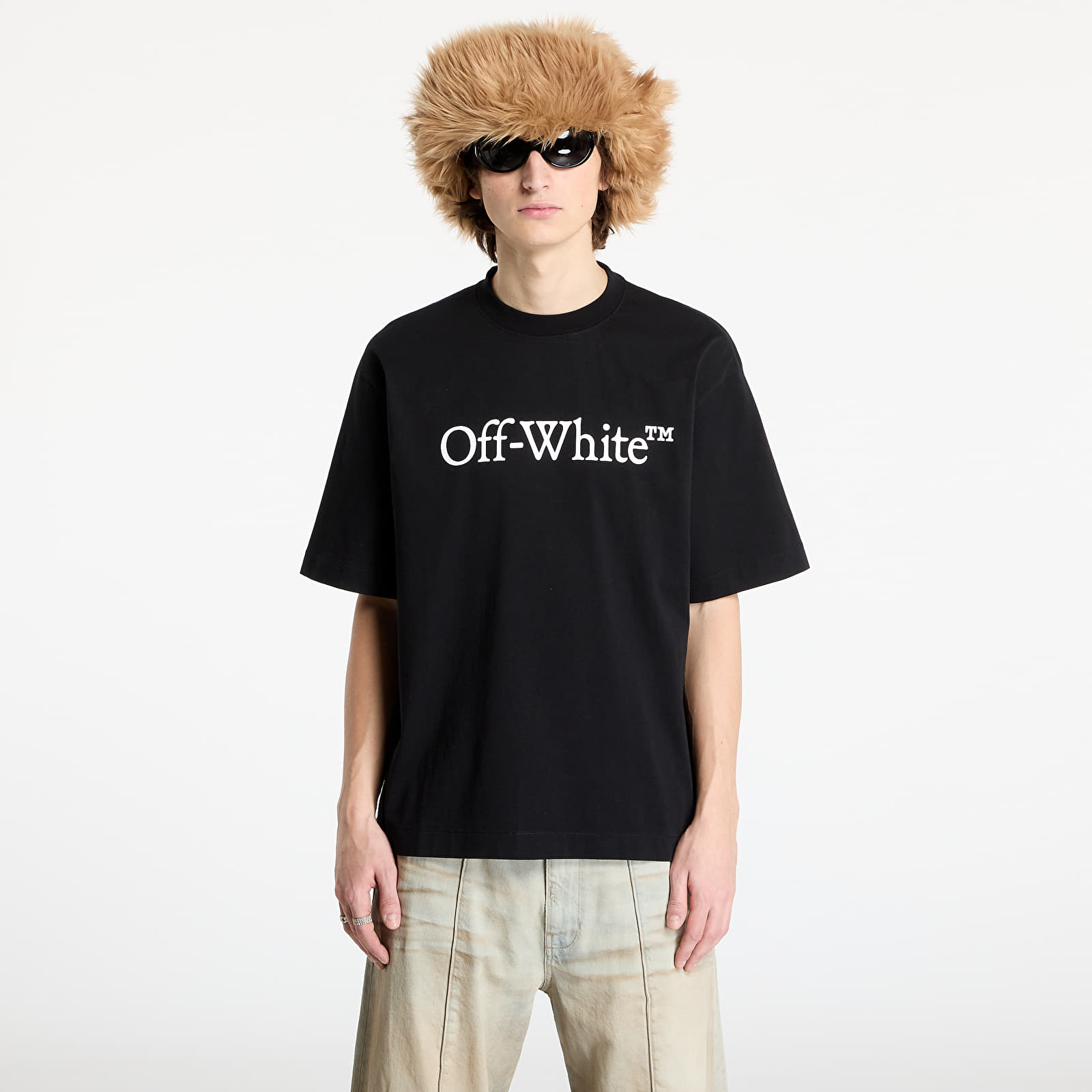 Koszulki Off-White Big Bookish Skate S/S Tee Black White