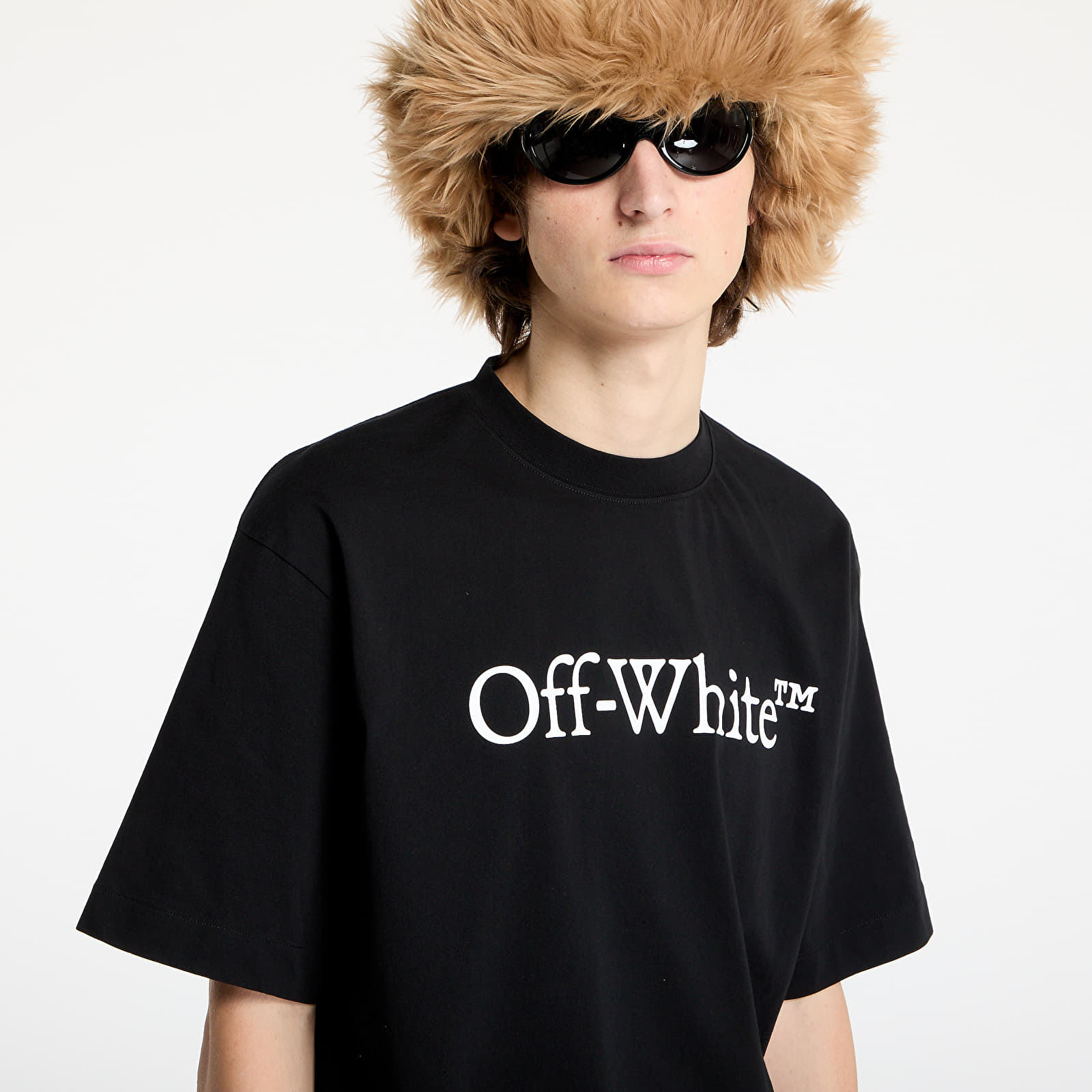 Koszulki Off-White Big Bookish Skate S/S Tee Black White