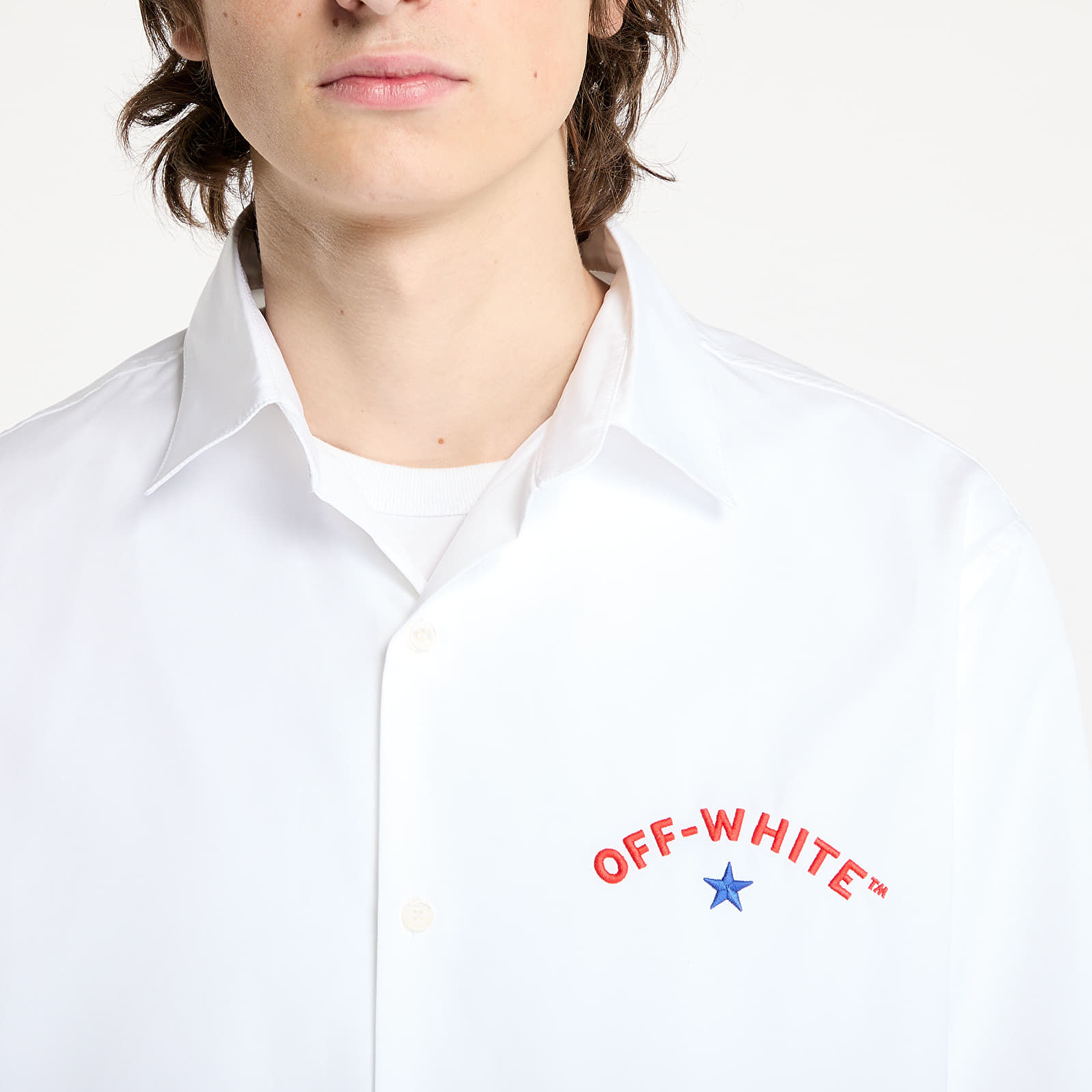 Srajce  Off-White Star Arrow Popl Bowling Shirt White/ Black
