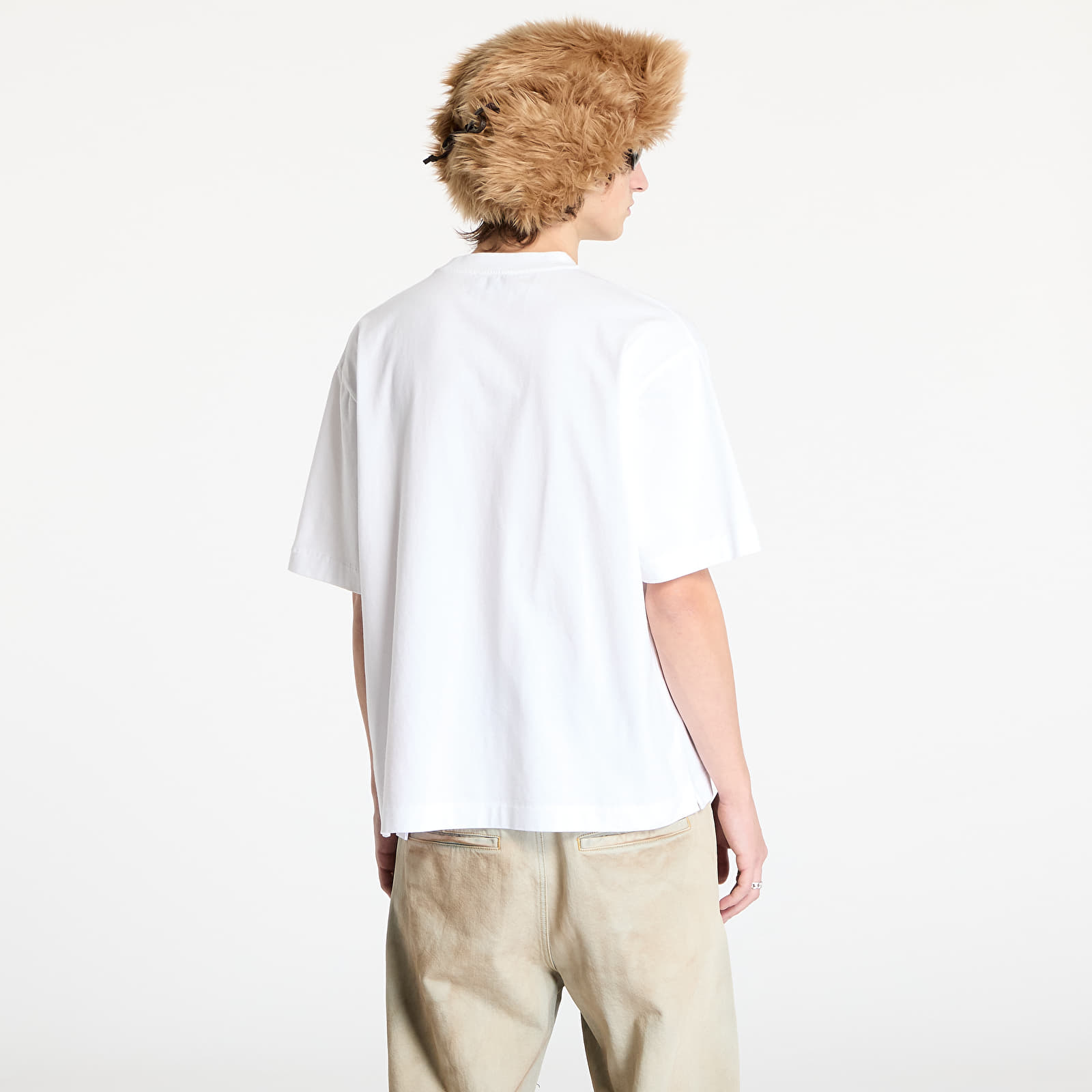 Majice T-shirt Off-White Big Bookish Skate S/S Tee White Black