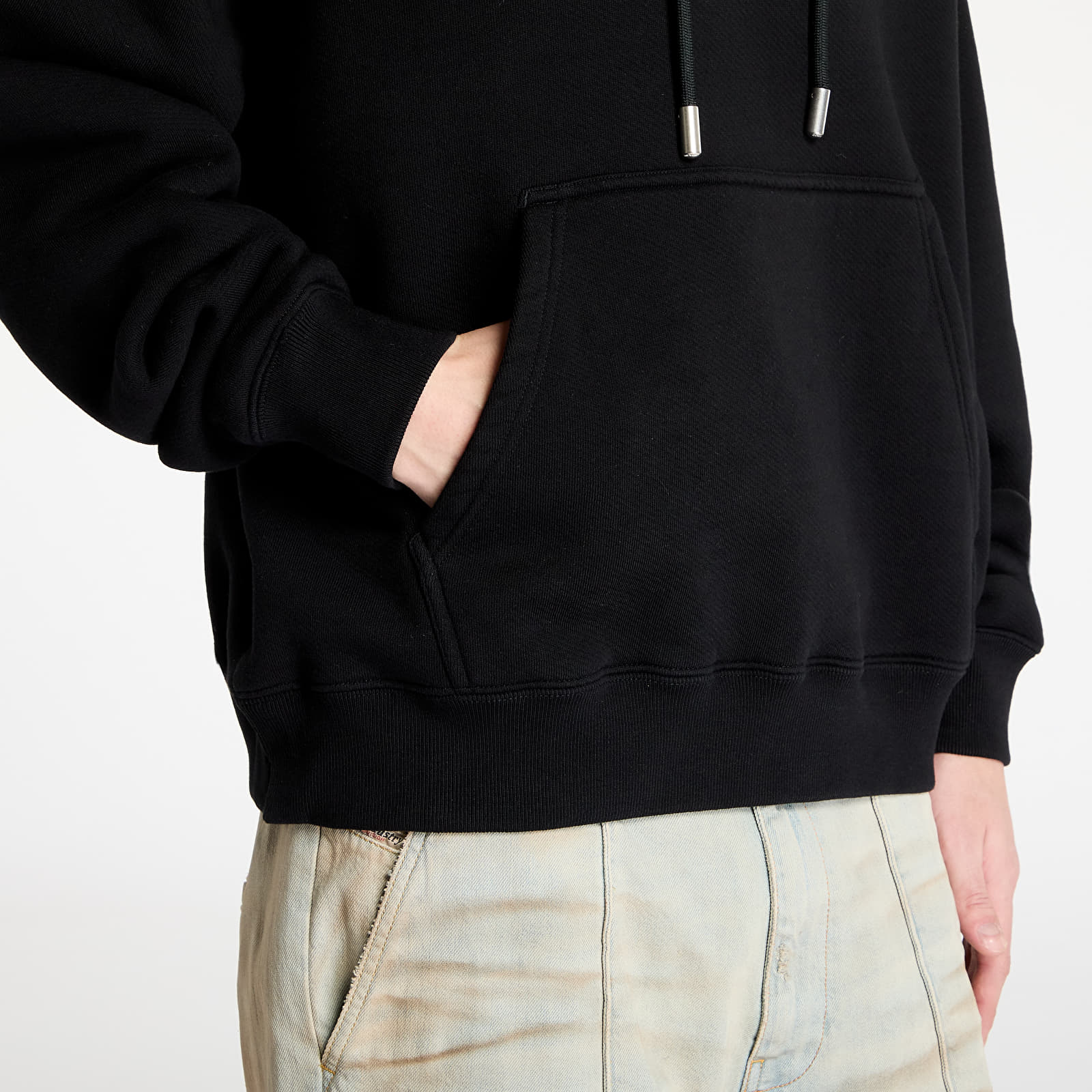 Sweatjacken und Sweatshirts Off-White Big Bookish Skate Hoodie Black/ White